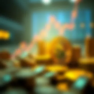 Visual representation of inflation trends affecting investments