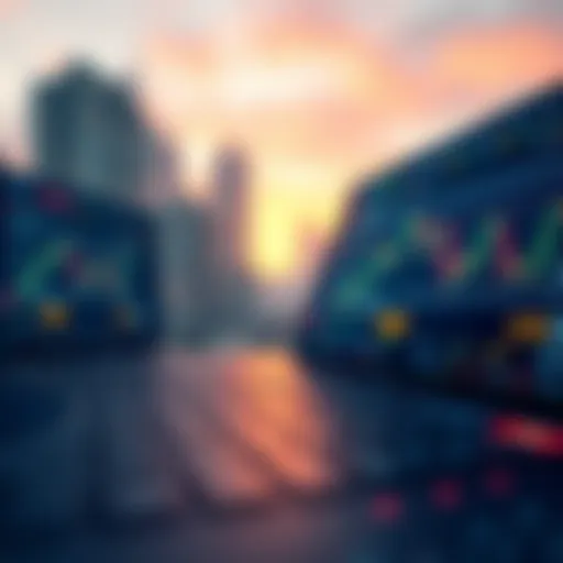 Visual representation of a cryptocurrency trading interface