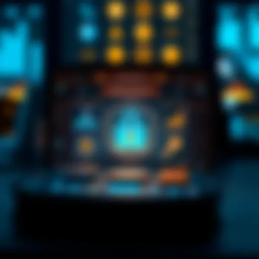 A visual representation of a private wallet interface showcasing digital assets.