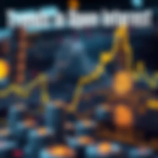 Visual representation of open interest trends in cryptocurrency markets