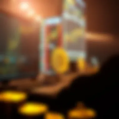 Illustration depicting market psychology in cryptocurrency trading