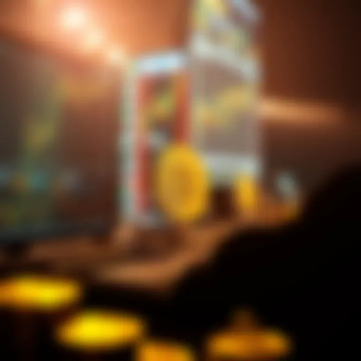 Illustration depicting market psychology in cryptocurrency trading