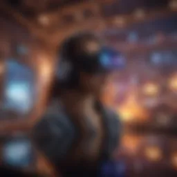 Virtual reality landscape showcasing immersive experiences