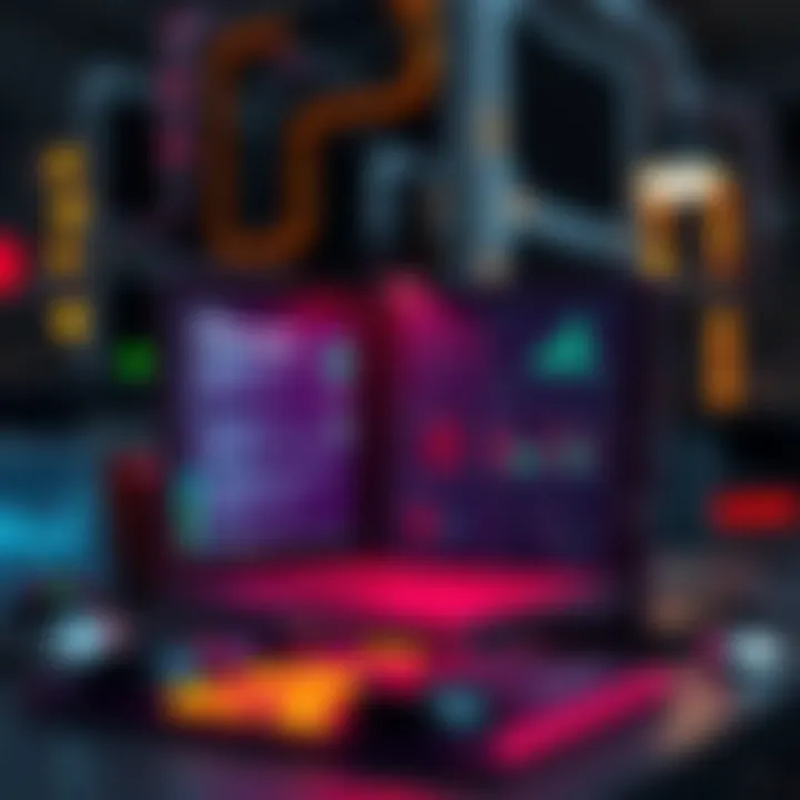 Visual Representation of Software Configuration for Helium Mining