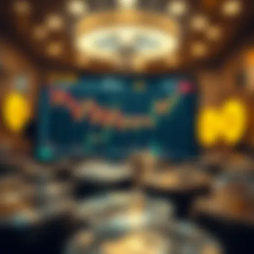 Visual Representation of Breakout Patterns in Crypto Trading Illustration of Breakout Patterns