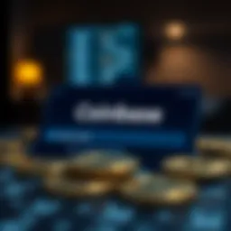 Visual representation of a Coinbase wallet interface