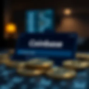 Visual representation of a Coinbase wallet interface