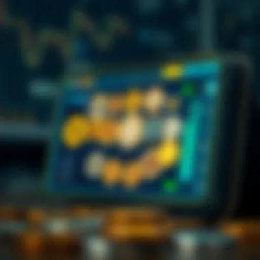 A digital wallet interface displaying various cryptocurrencies.